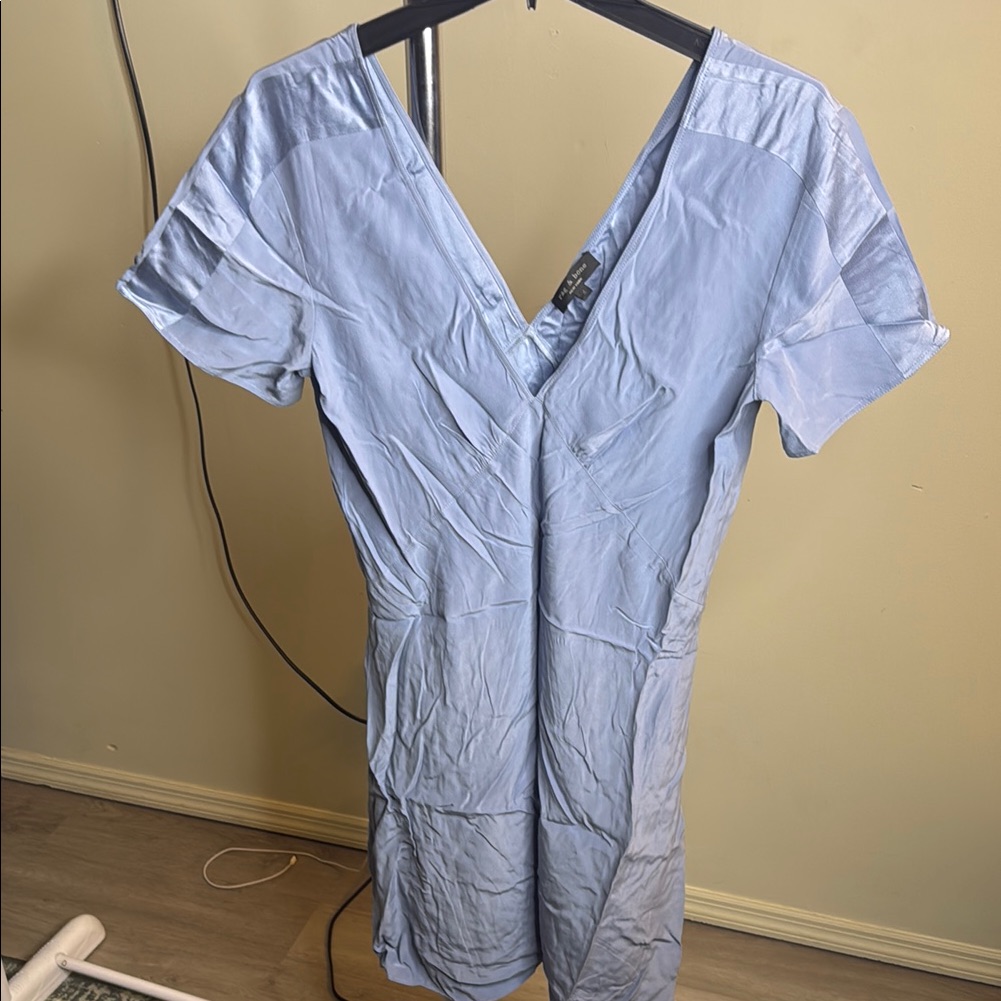 Rag & Bone Light Blue V-Neck Dress